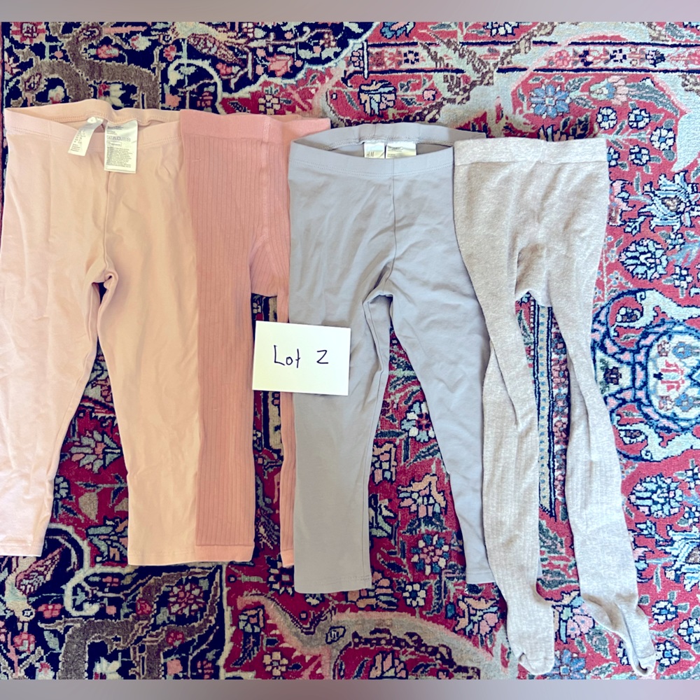 Lot 2 Size 3T H&M leggings/tights Never Worn Set of 4